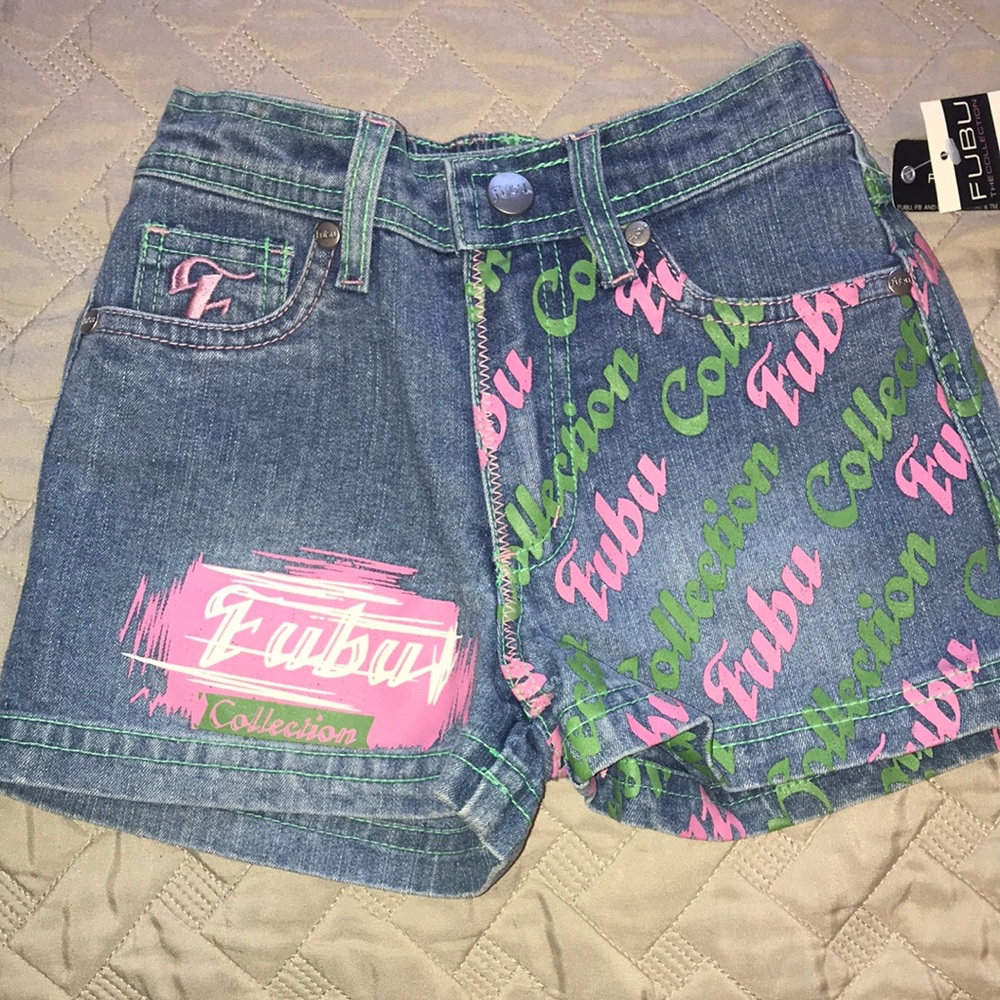 Size 3T girls Fubu denim shorts